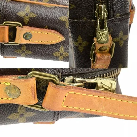 LOUIS VUITTON Trocadero 27 Shoulder Bag Monogram Leather Brown M51274 84FB236